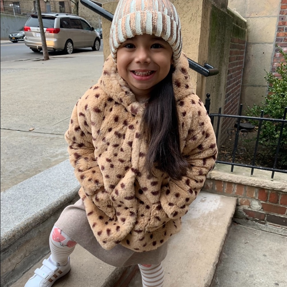 Zara Leopard Fur Coat